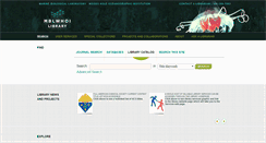 Desktop Screenshot of mblwhoilibrary.org